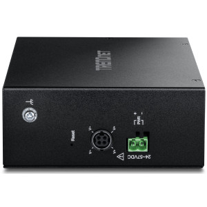 TRENDnet TI-PG743Bi 7-Port Gigabit Ethernet Switch, 4 Gigabit PoE+, 1 Gigabit, & 2 SFP slot, 14 Gbps switching capacity, DIN-rail mount